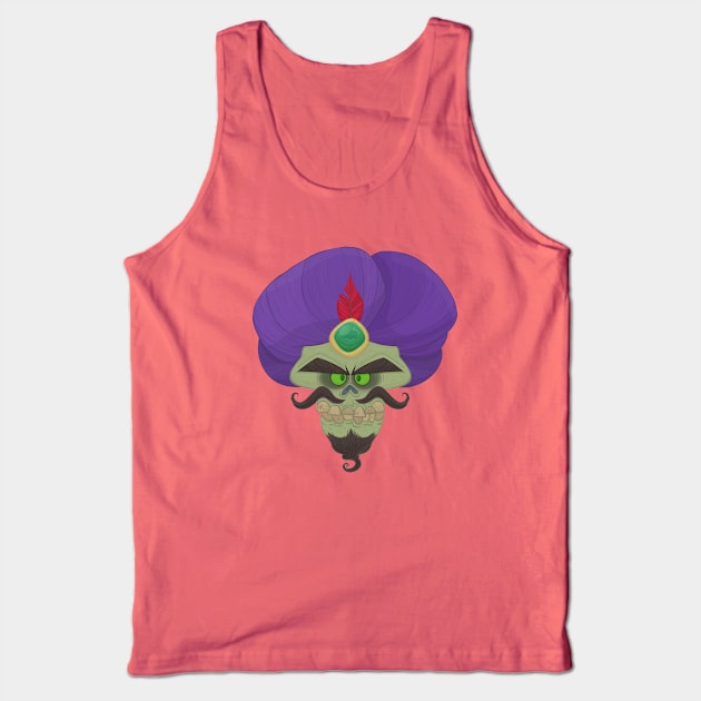 The Barefoot Bandits Mystic Skull Tank Top by mukpuddy